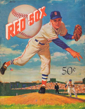 1959_Boston Red Sox_Baseball Yearbook_Poster_Vintage Baseball Art Print Reproductions